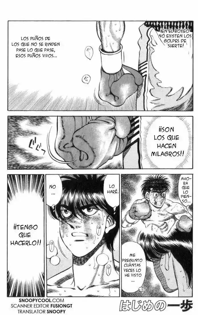 Hajime no Ippo Capítulo 322 - Page 1