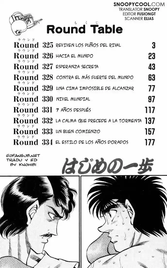 Hajime no Ippo Capítulo 325 - Page 3