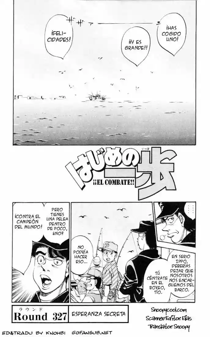 Hajime no Ippo Capítulo 327 - Page 1