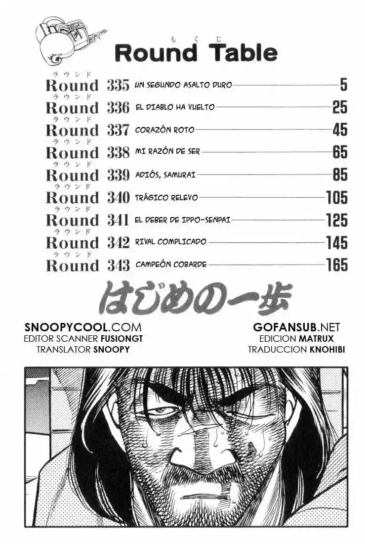 Hajime no Ippo Capítulo 335 - Page 3