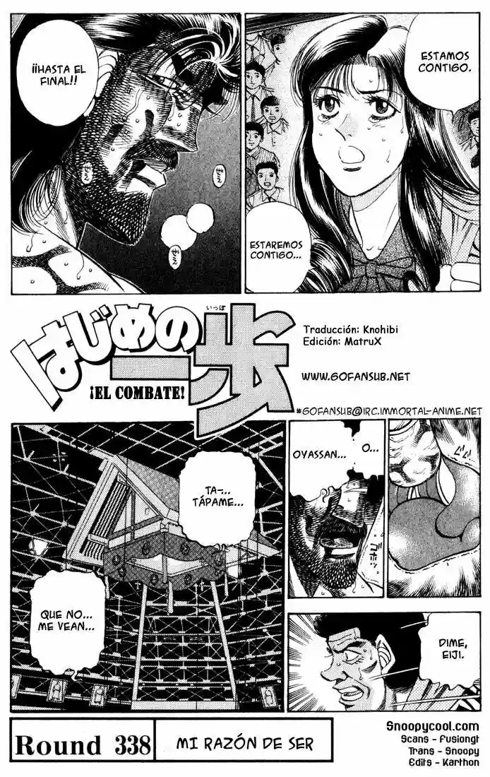 Hajime no Ippo Capítulo 338 - Page 1
