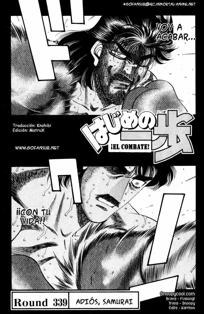 Hajime no Ippo Capítulo 339 - Page 1