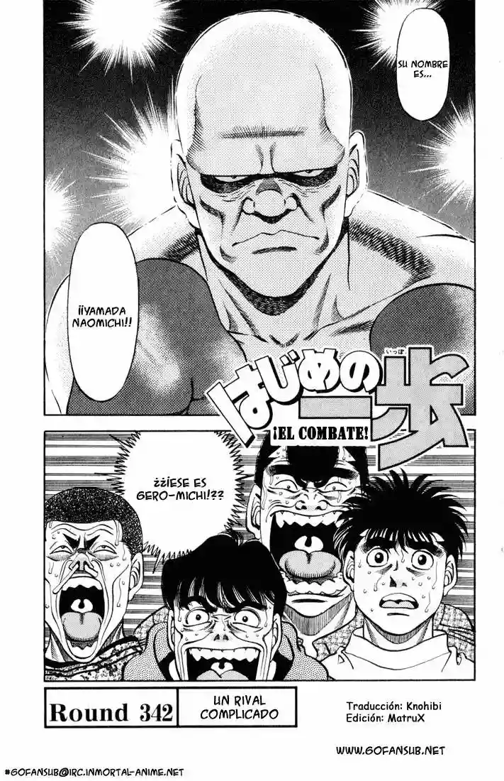 Hajime no Ippo Capítulo 342 - Page 1