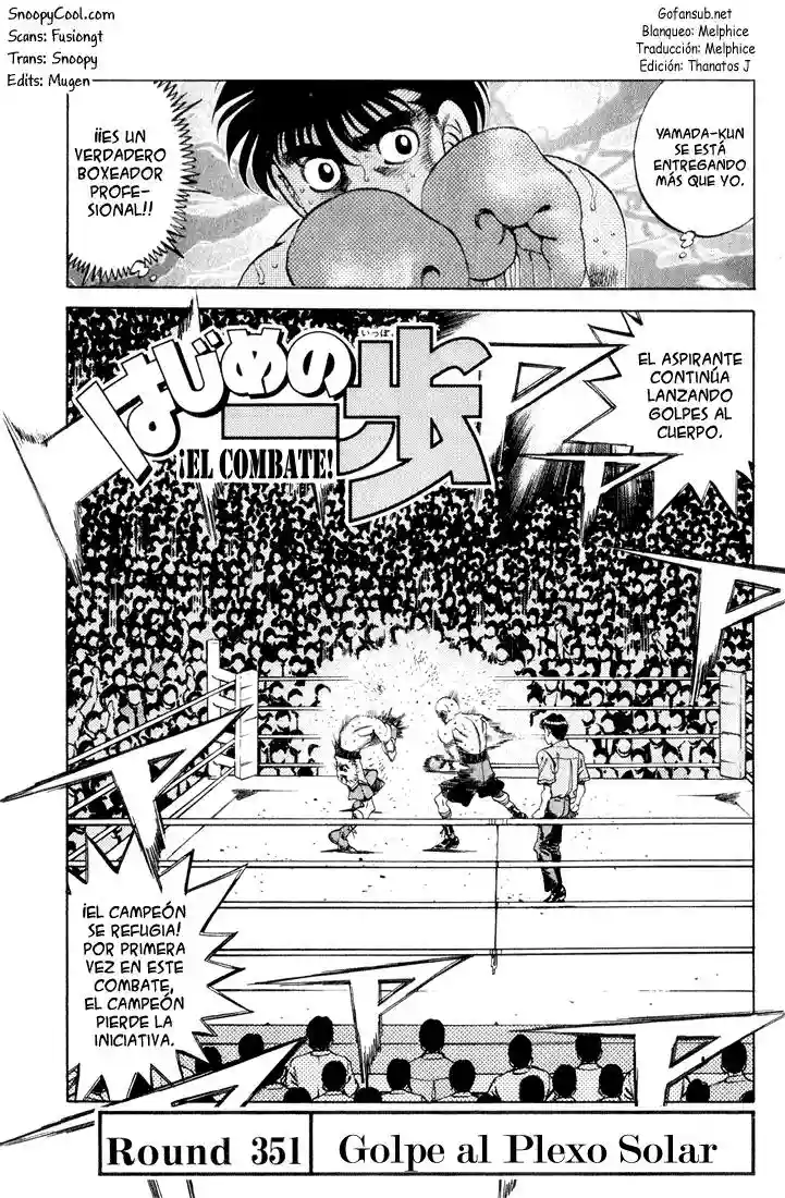 Hajime no Ippo Capítulo 351 - Page 1