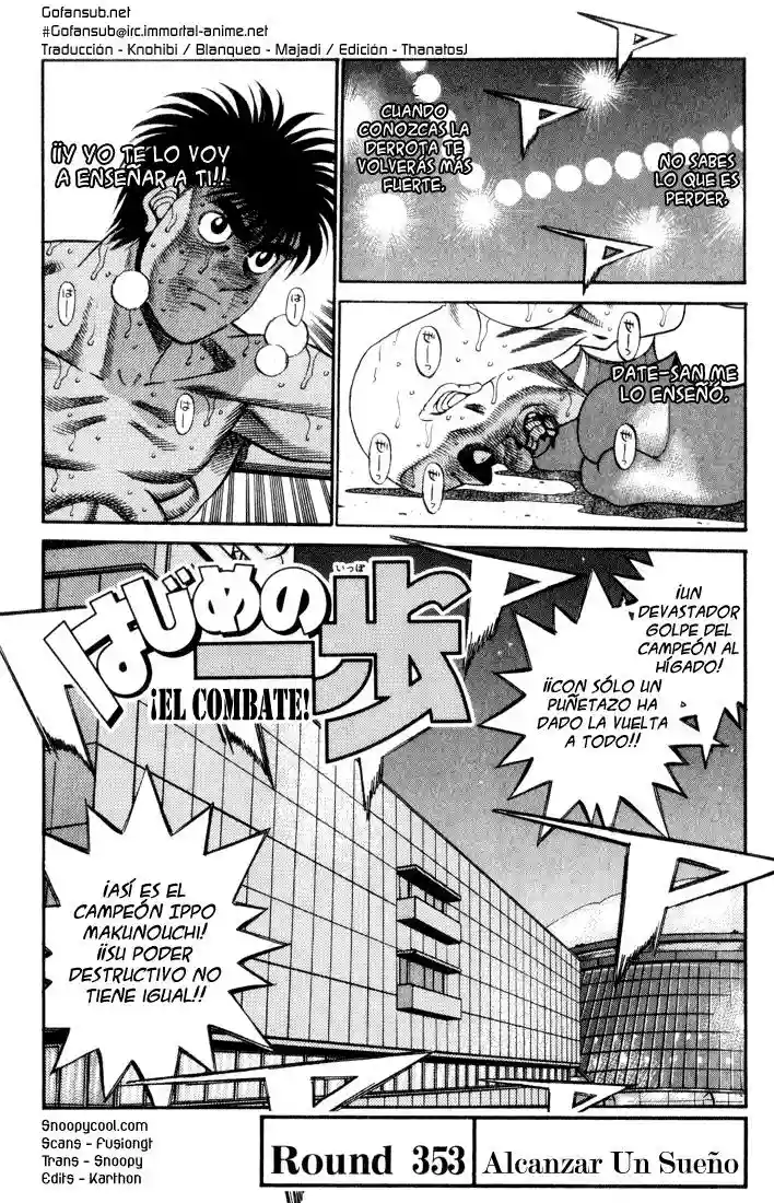 Hajime no Ippo Capítulo 353 - Page 3