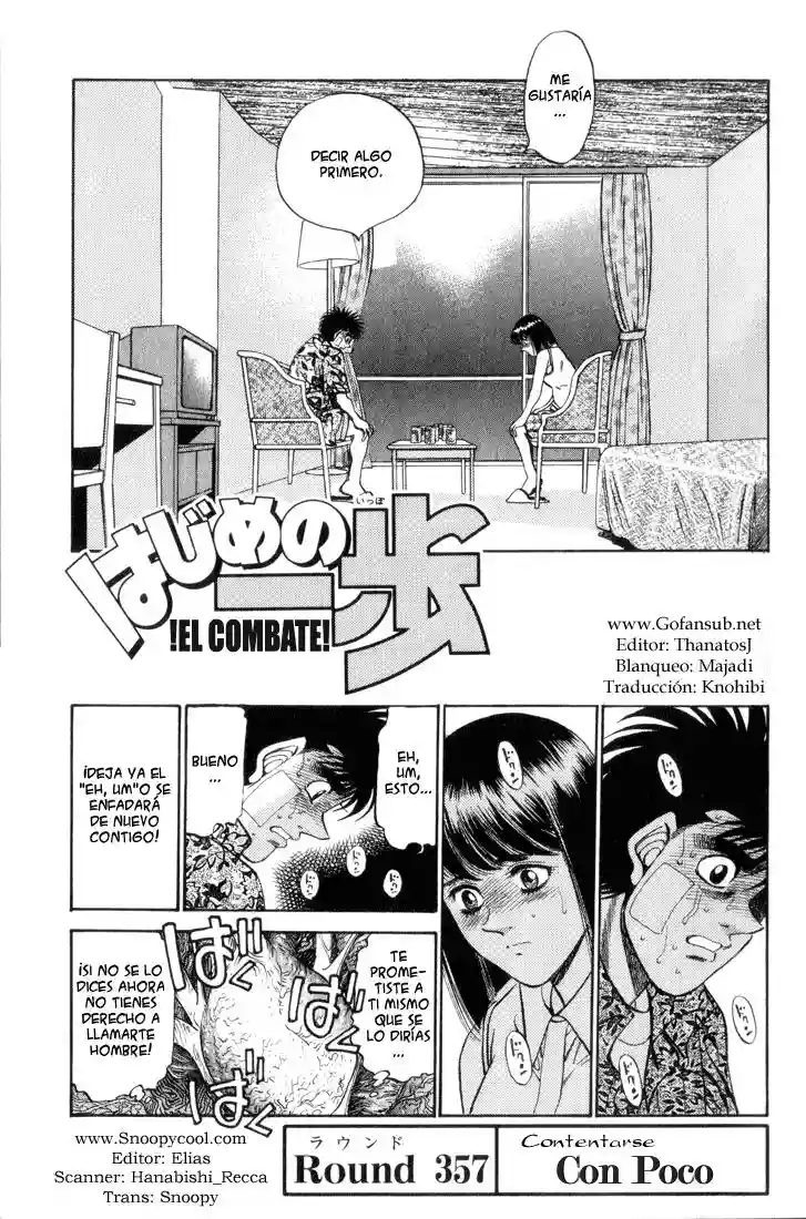 Hajime no Ippo Capítulo 357 - Page 1