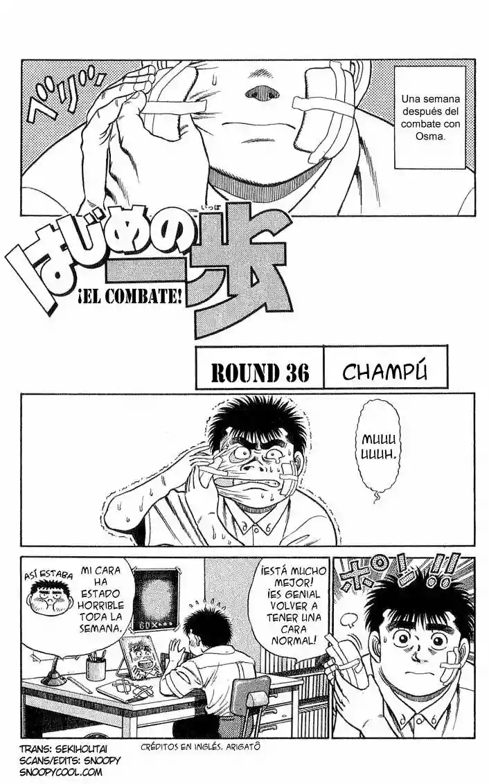 Hajime no Ippo Capítulo 36 - Page 1