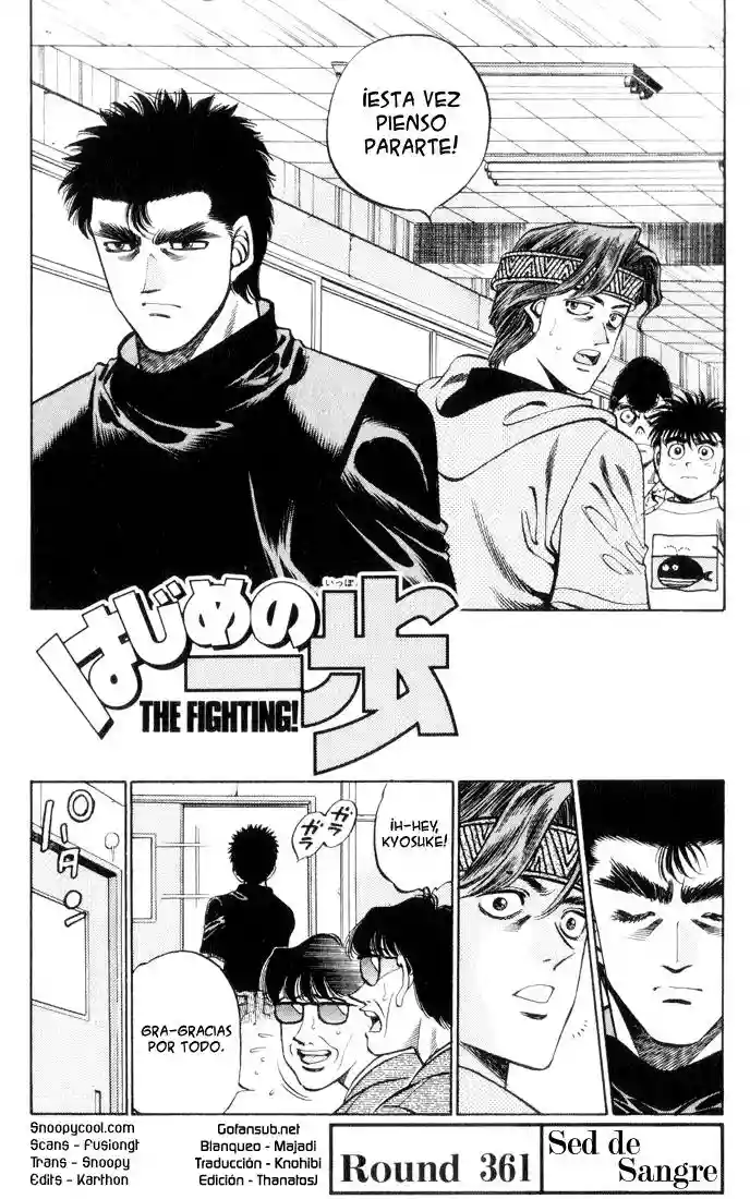 Hajime no Ippo Capítulo 361 - Page 1