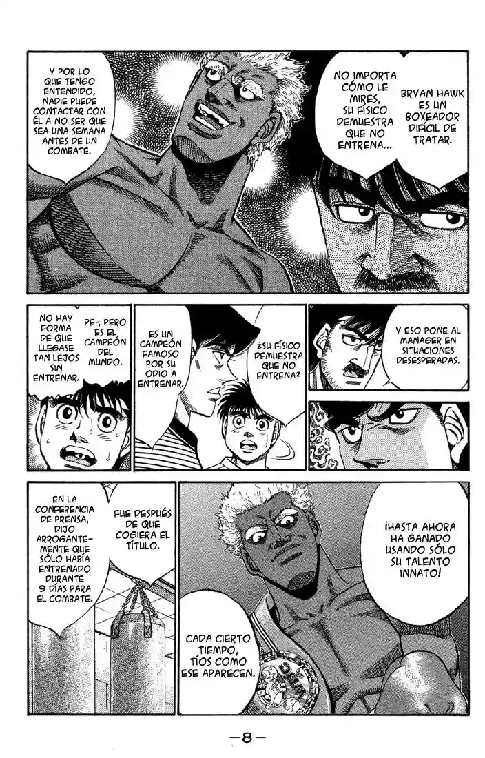 Hajime no Ippo Capítulo 362 - Page 8