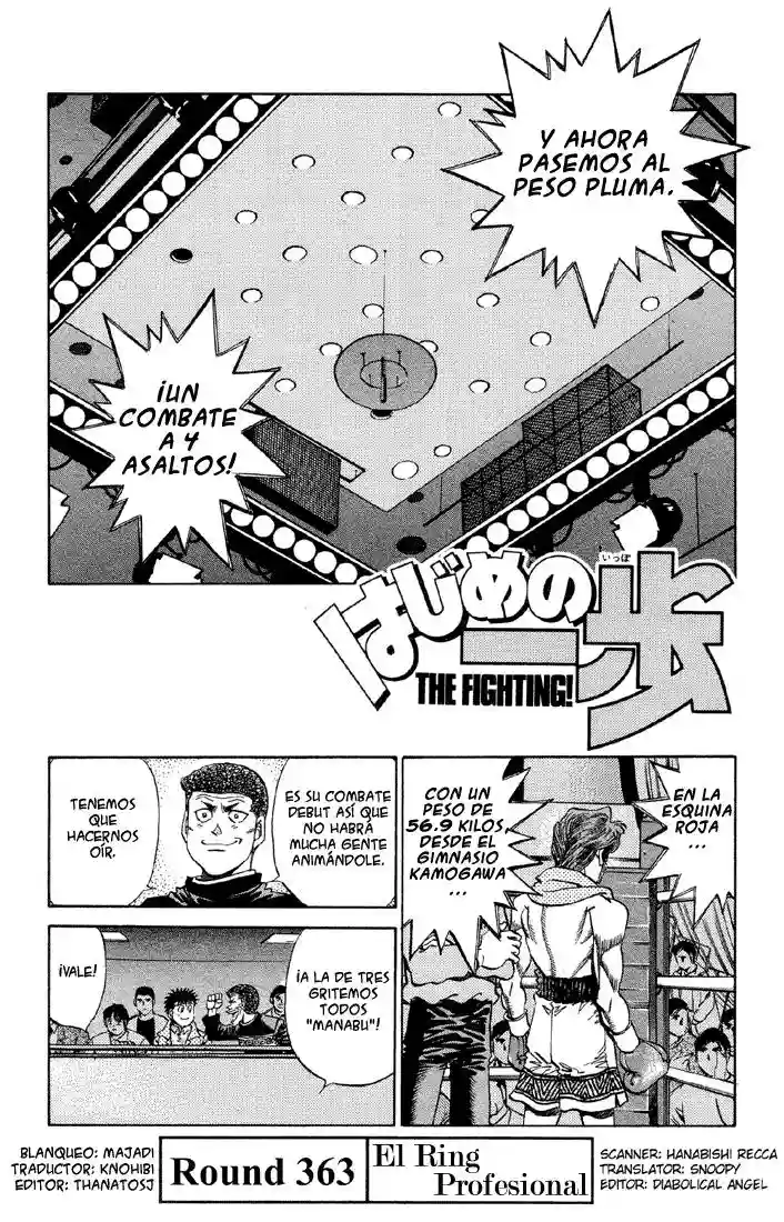 Hajime no Ippo Capítulo 363 - Page 1