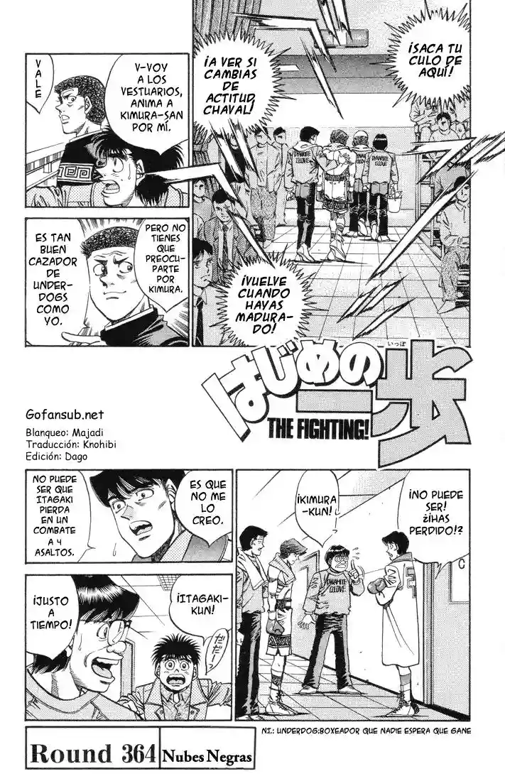 Hajime no Ippo Capítulo 364 - Page 1