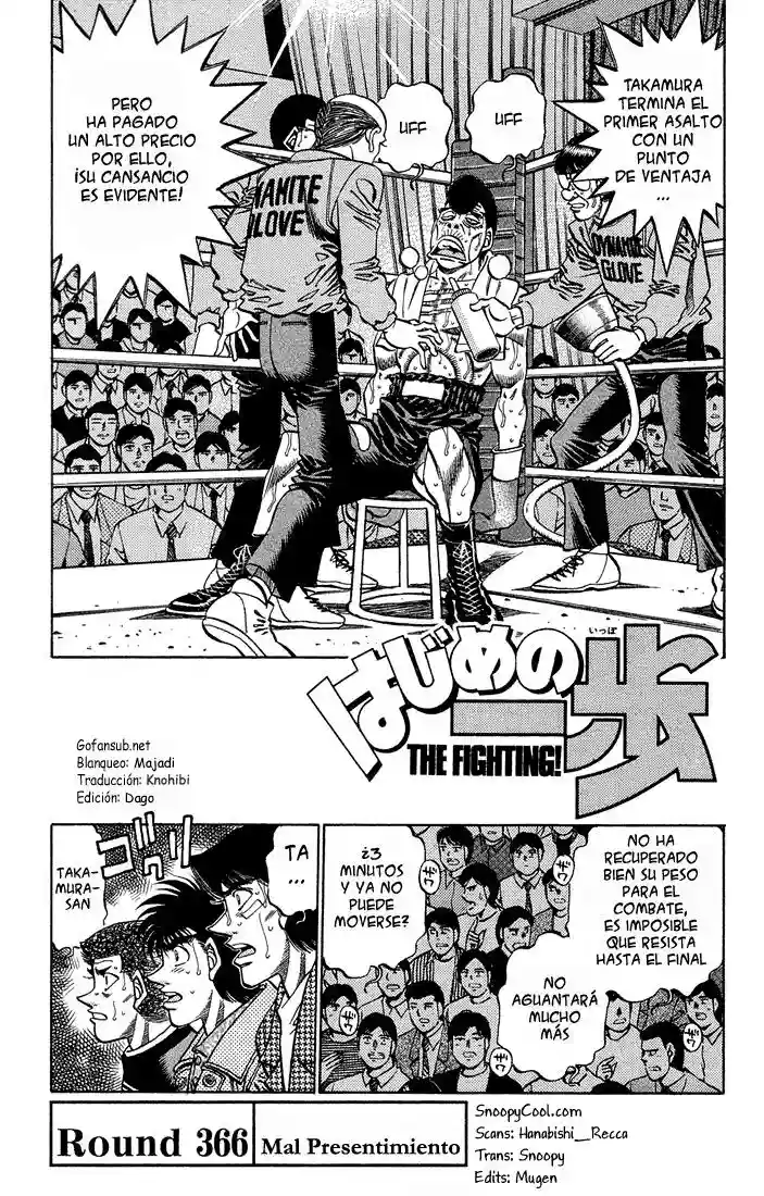 Hajime no Ippo Capítulo 366 - Page 1