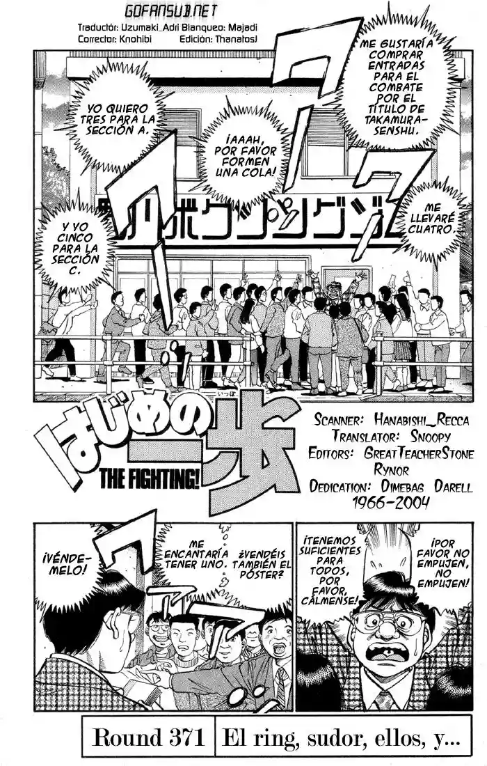 Hajime no Ippo Capítulo 371 - Page 4
