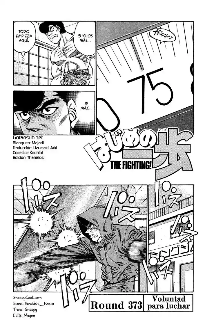 Hajime no Ippo Capítulo 373 - Page 1