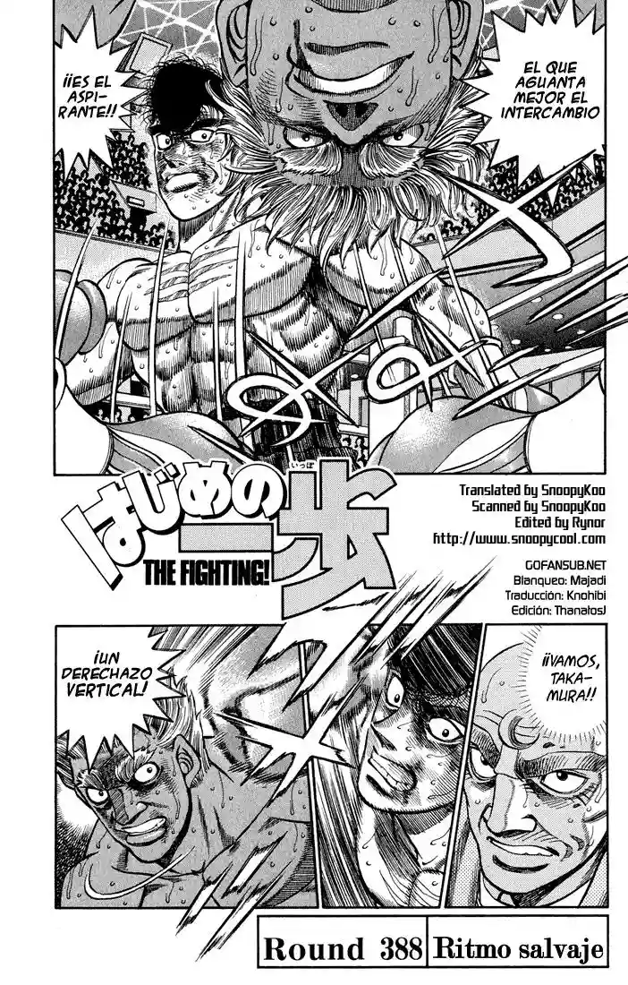 Hajime no Ippo Capítulo 388 - Page 1