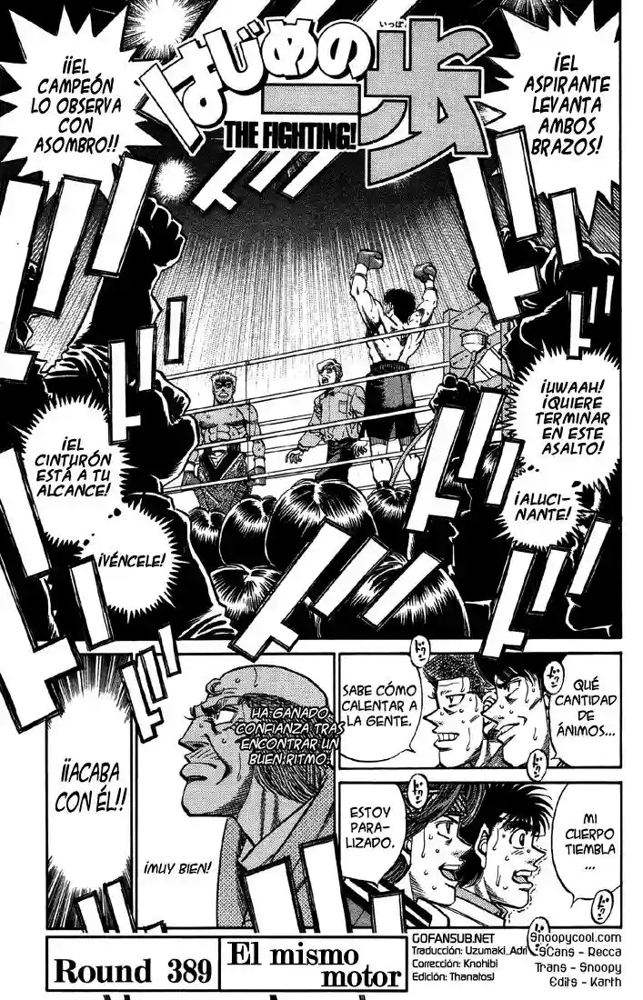 Hajime no Ippo Capítulo 389 - Page 4
