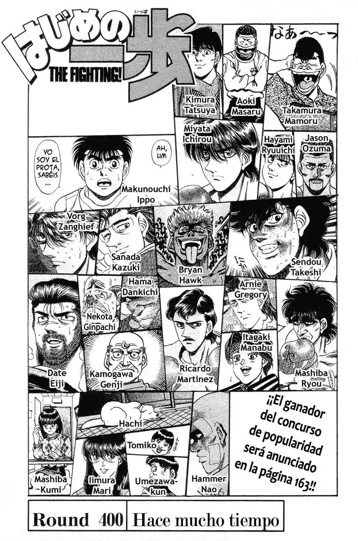 Hajime no Ippo Capítulo 400 - Page 1