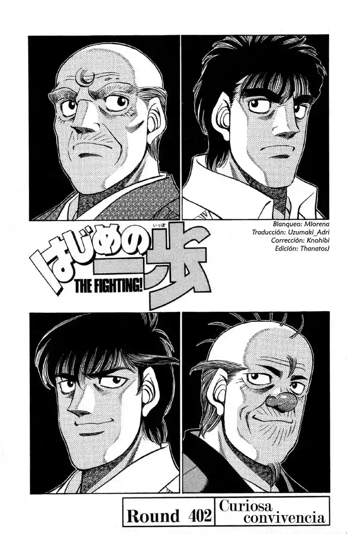 Hajime no Ippo Capítulo 402 - Page 1
