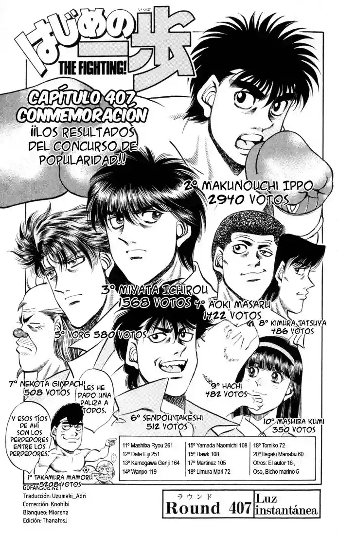 Hajime no Ippo Capítulo 407 - Page 4