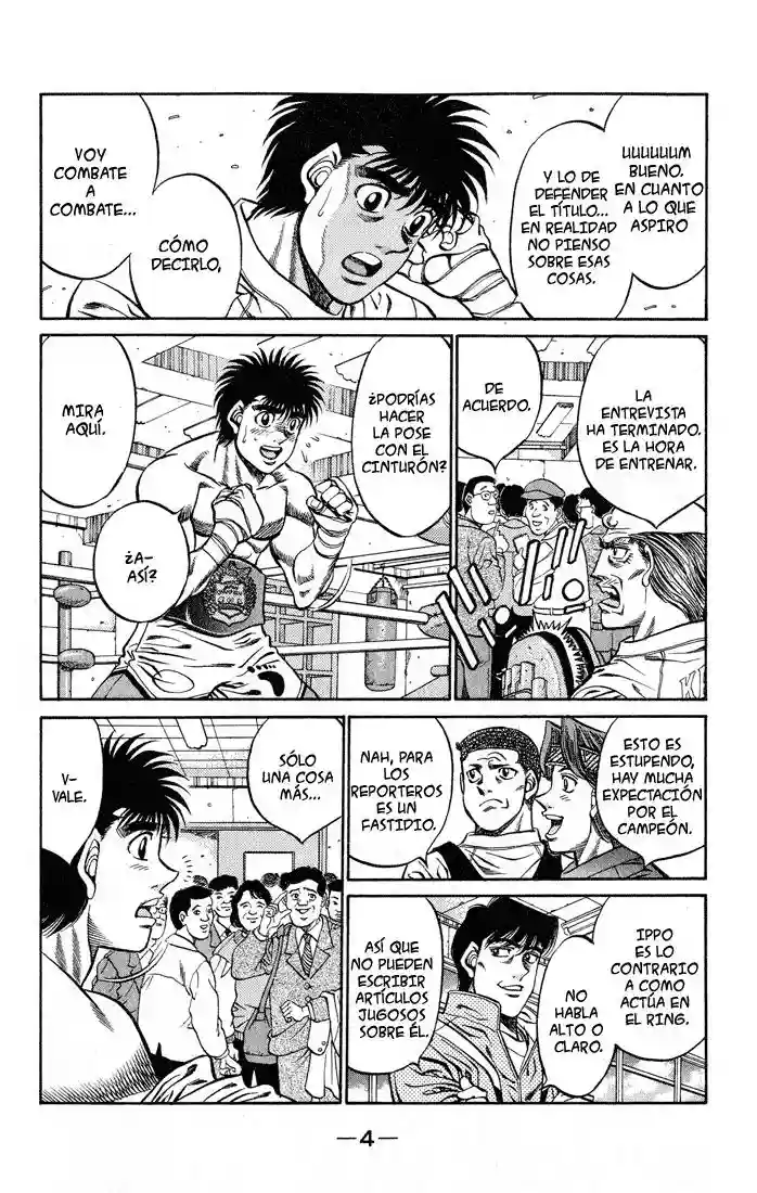 Hajime no Ippo Capítulo 416 - Page 5