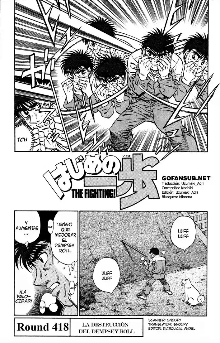 Hajime no Ippo Capítulo 418 - Page 1