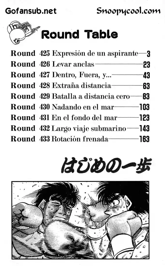 Hajime no Ippo Capítulo 425 - Page 3