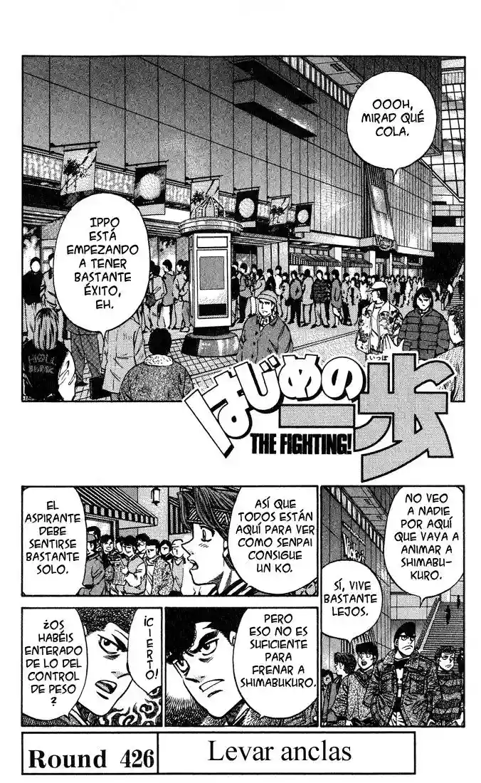 Hajime no Ippo Capítulo 426 - Page 1