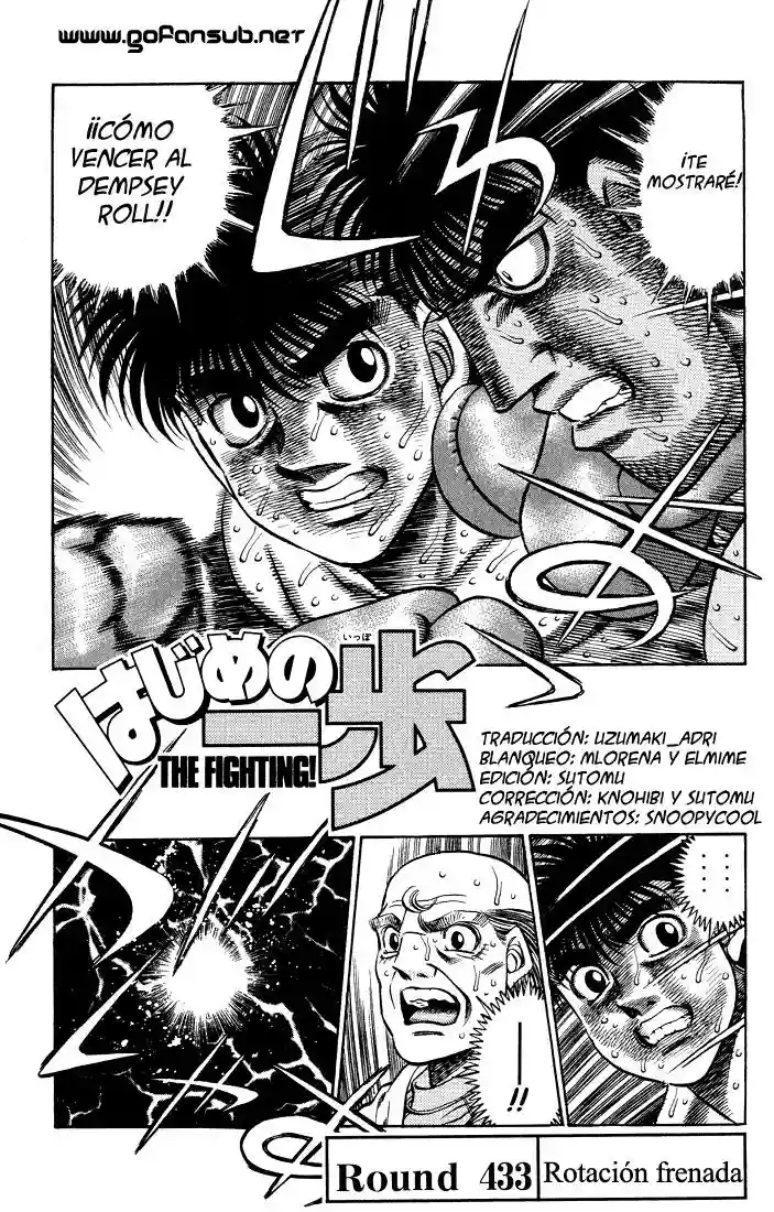 Hajime no Ippo Capítulo 433 - Page 1