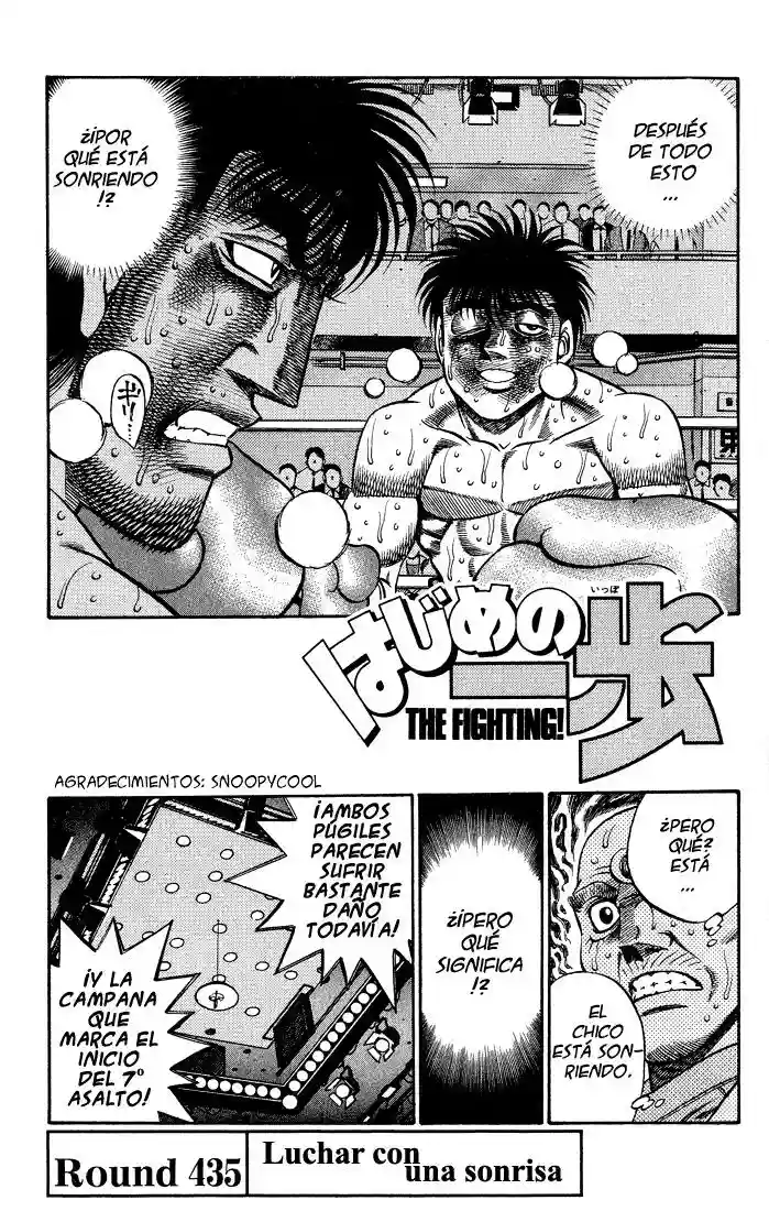 Hajime no Ippo Capítulo 435 - Page 1