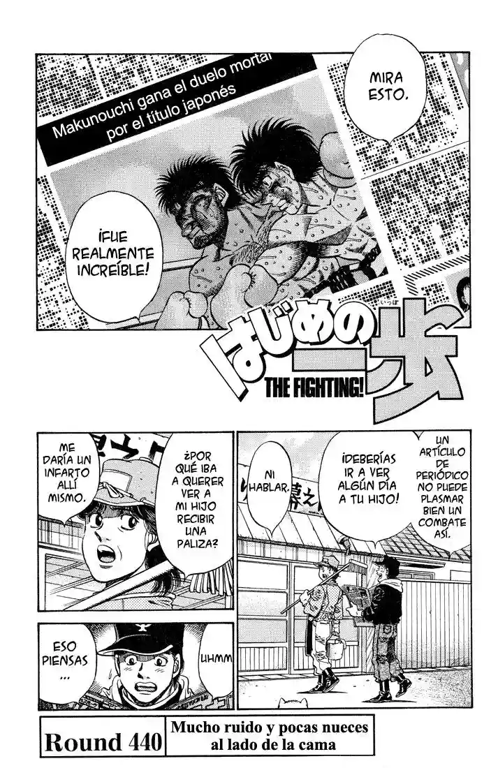 Hajime no Ippo Capítulo 440 - Page 1