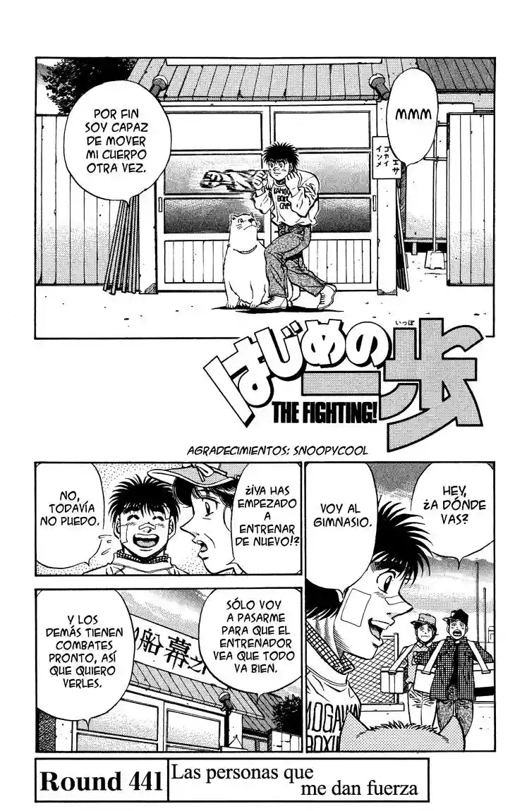 Hajime no Ippo Capítulo 441 - Page 1