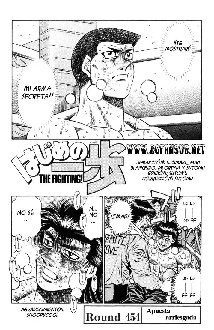 Hajime no Ippo Capítulo 454 - Page 1