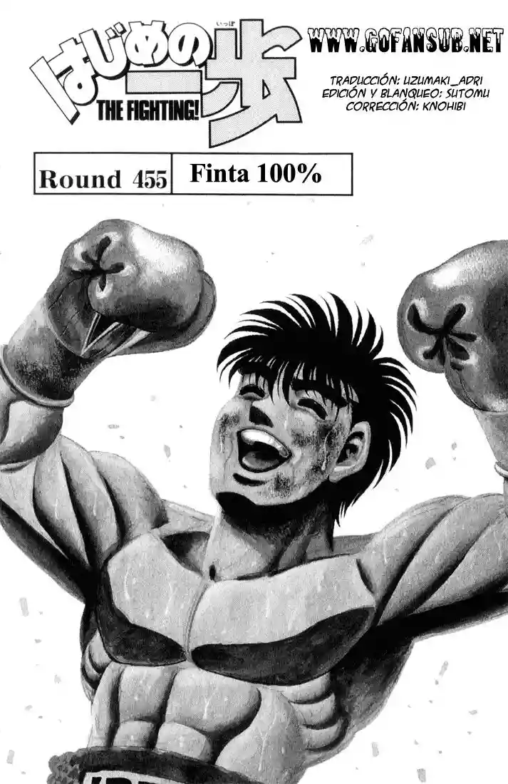 Hajime no Ippo Capítulo 455 - Page 1