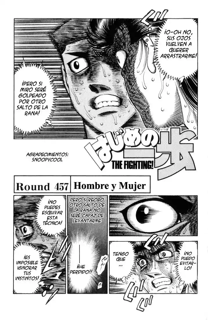 Hajime no Ippo Capítulo 457 - Page 1