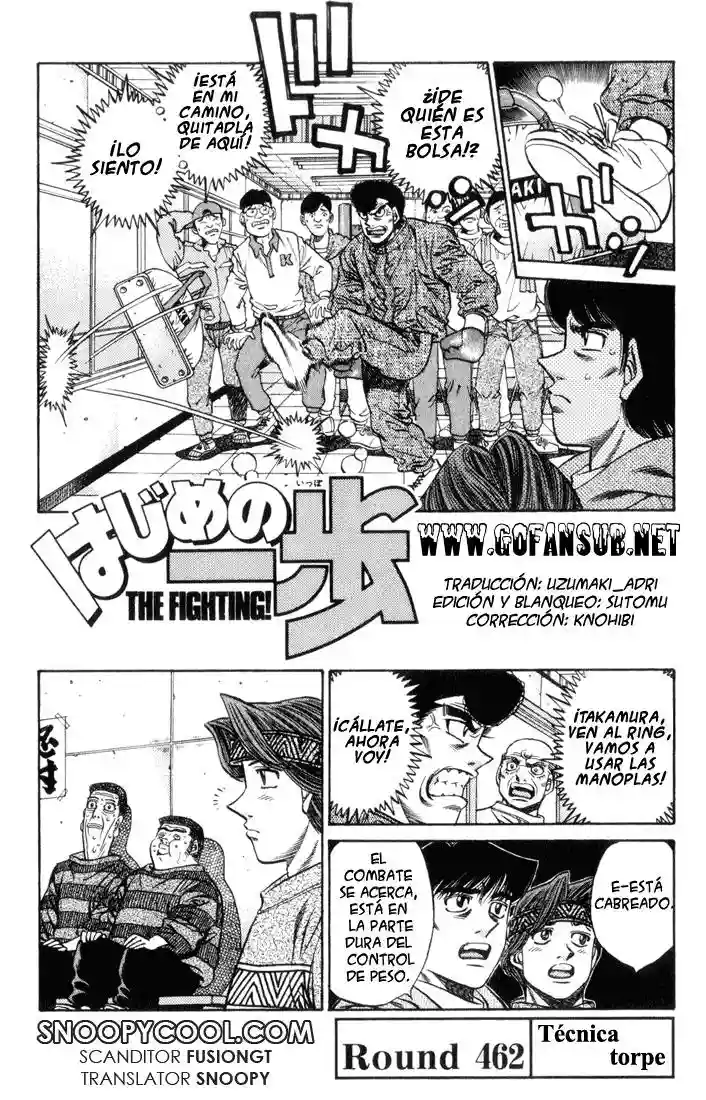 Hajime no Ippo Capítulo 462 - Page 1