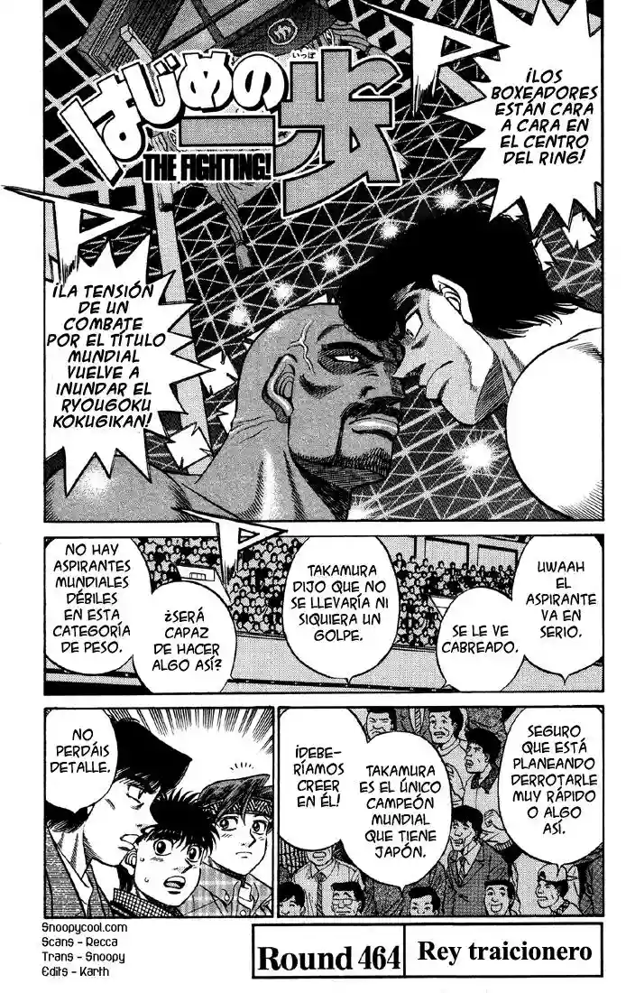 Hajime no Ippo Capítulo 464 - Page 1