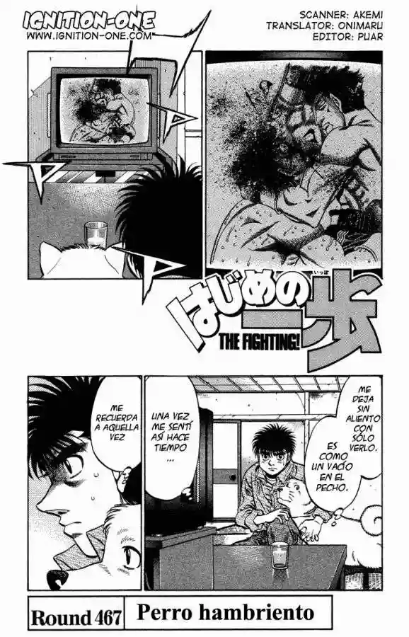 Hajime no Ippo Capítulo 467 - Page 1