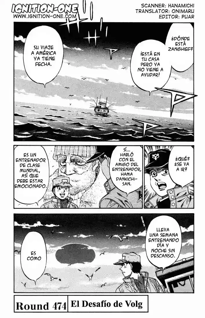 Hajime no Ippo Capítulo 474 - Page 1