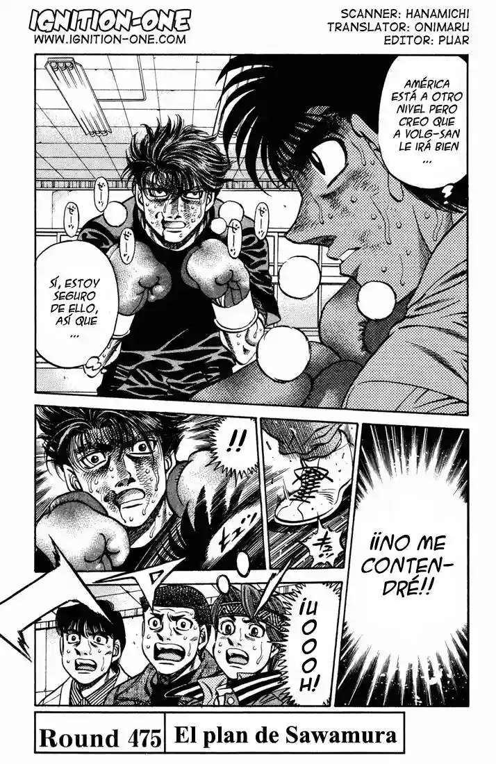 Hajime no Ippo Capítulo 475 - Page 1
