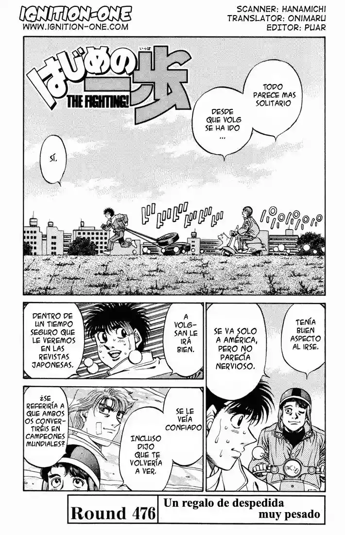 Hajime no Ippo Capítulo 476 - Page 1