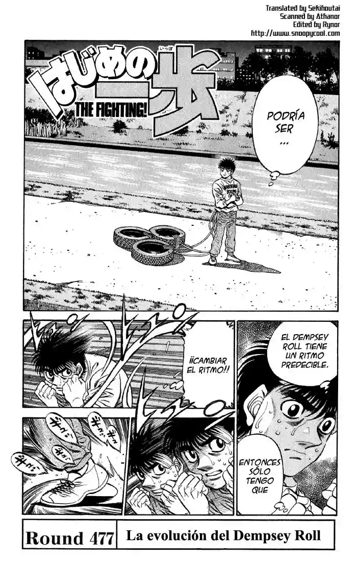 Hajime no Ippo Capítulo 477 - Page 1