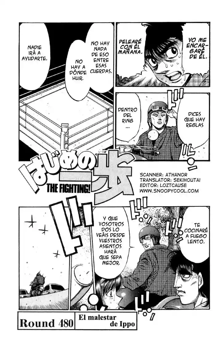 Hajime no Ippo Capítulo 480 - Page 1