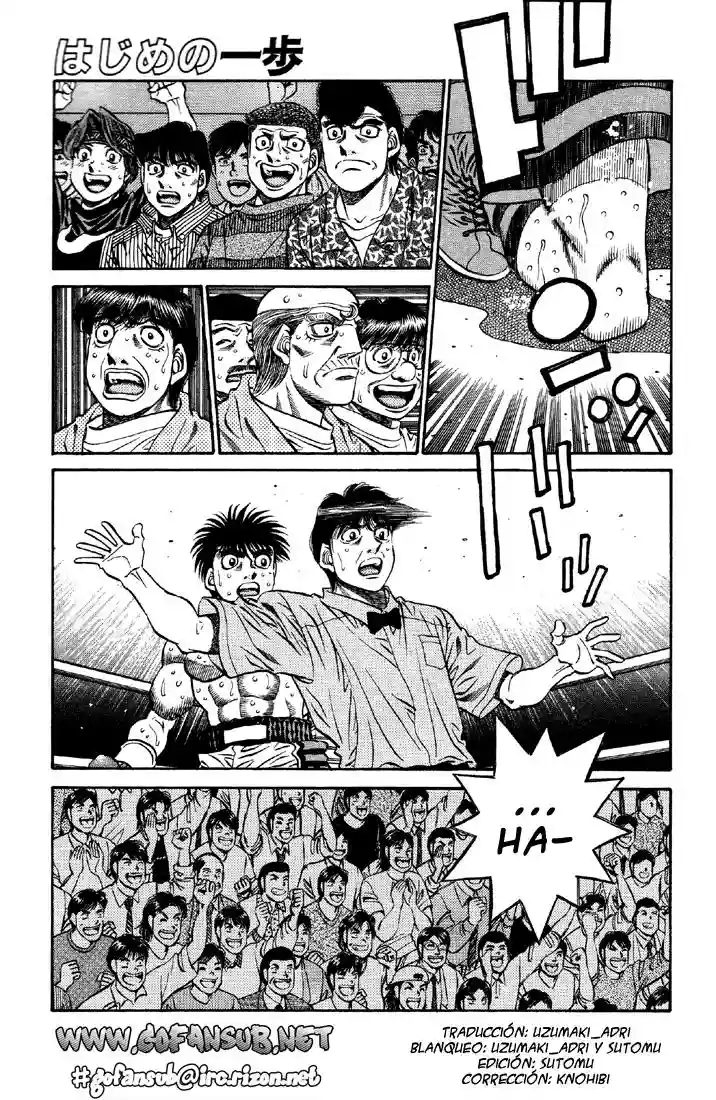Hajime no Ippo Capítulo 484 - Page 1