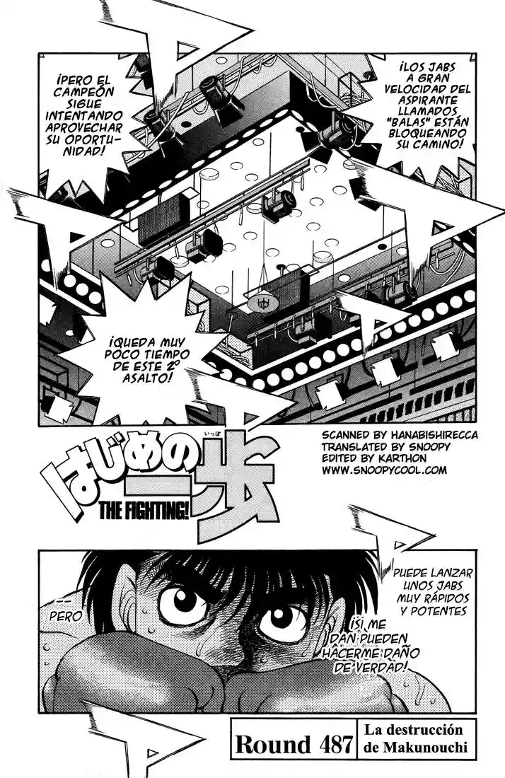 Hajime no Ippo Capítulo 487 - Page 1