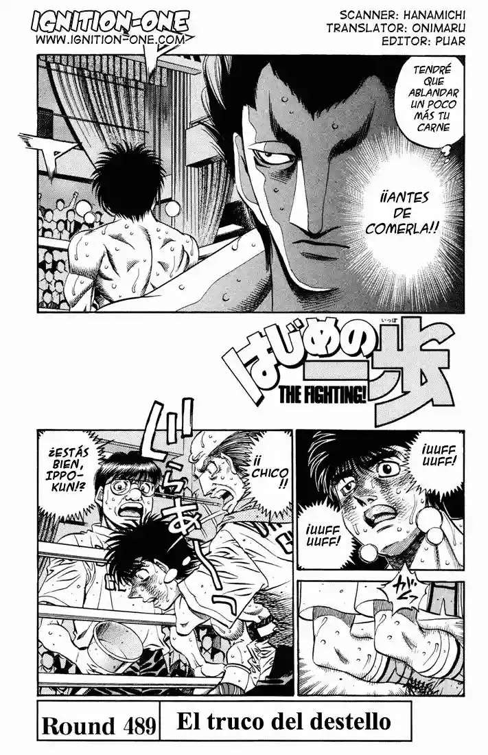 Hajime no Ippo Capítulo 489 - Page 1