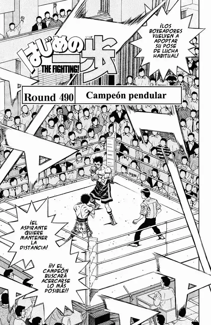 Hajime no Ippo Capítulo 490 - Page 1