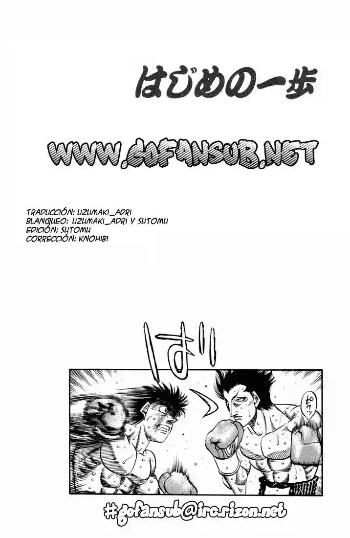 Hajime no Ippo Capítulo 490 - Page 14