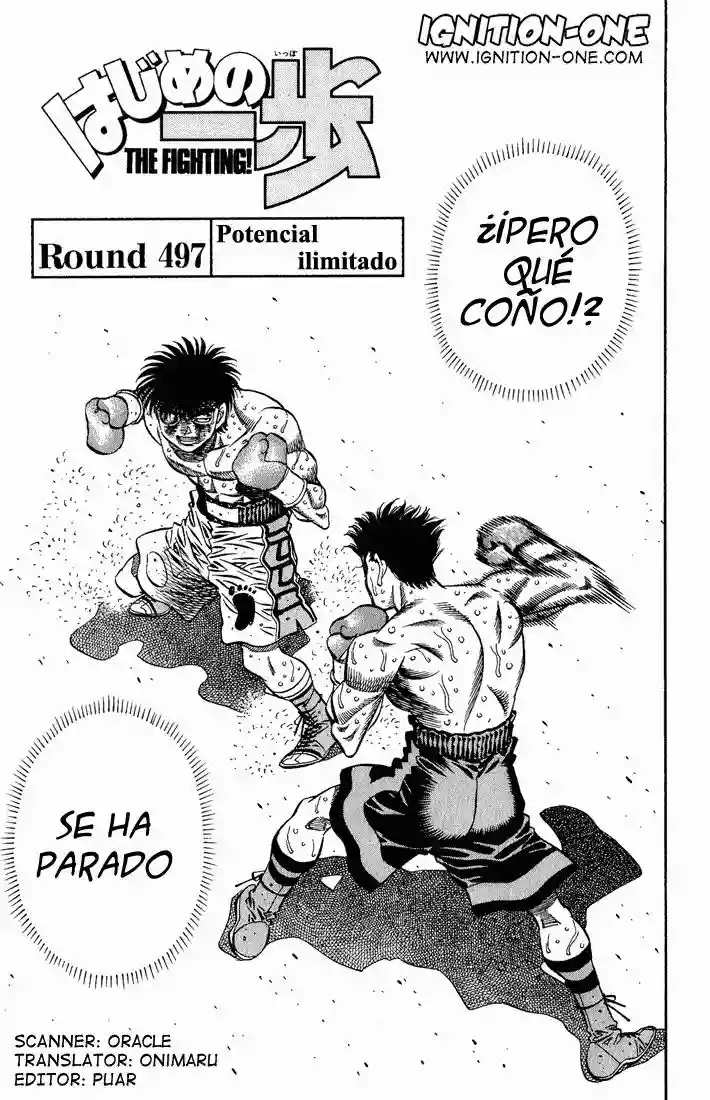 Hajime no Ippo Capítulo 497 - Page 1
