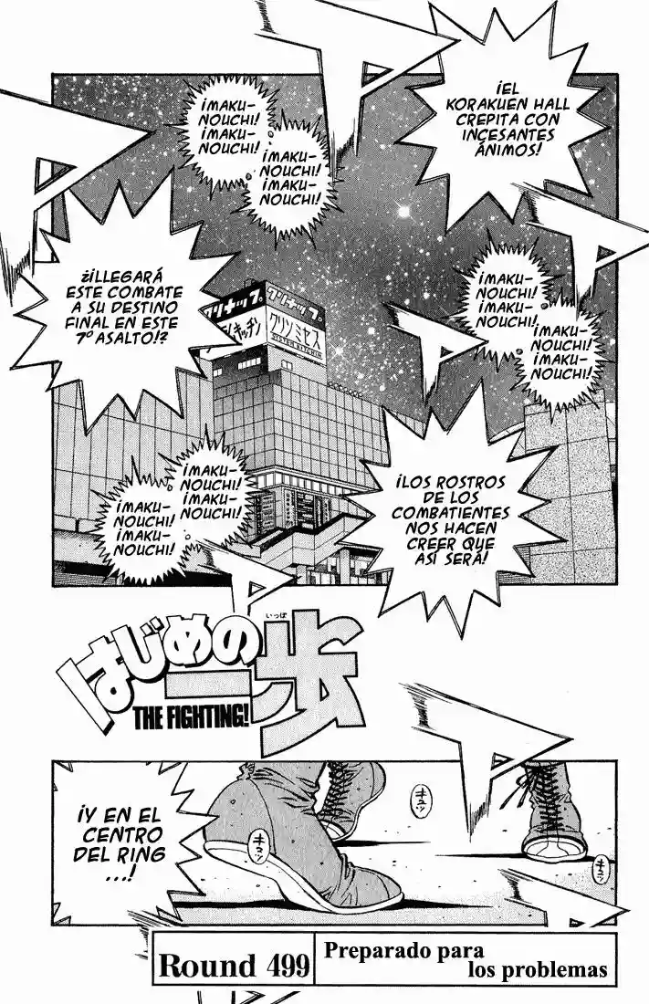 Hajime no Ippo Capítulo 499 - Page 1