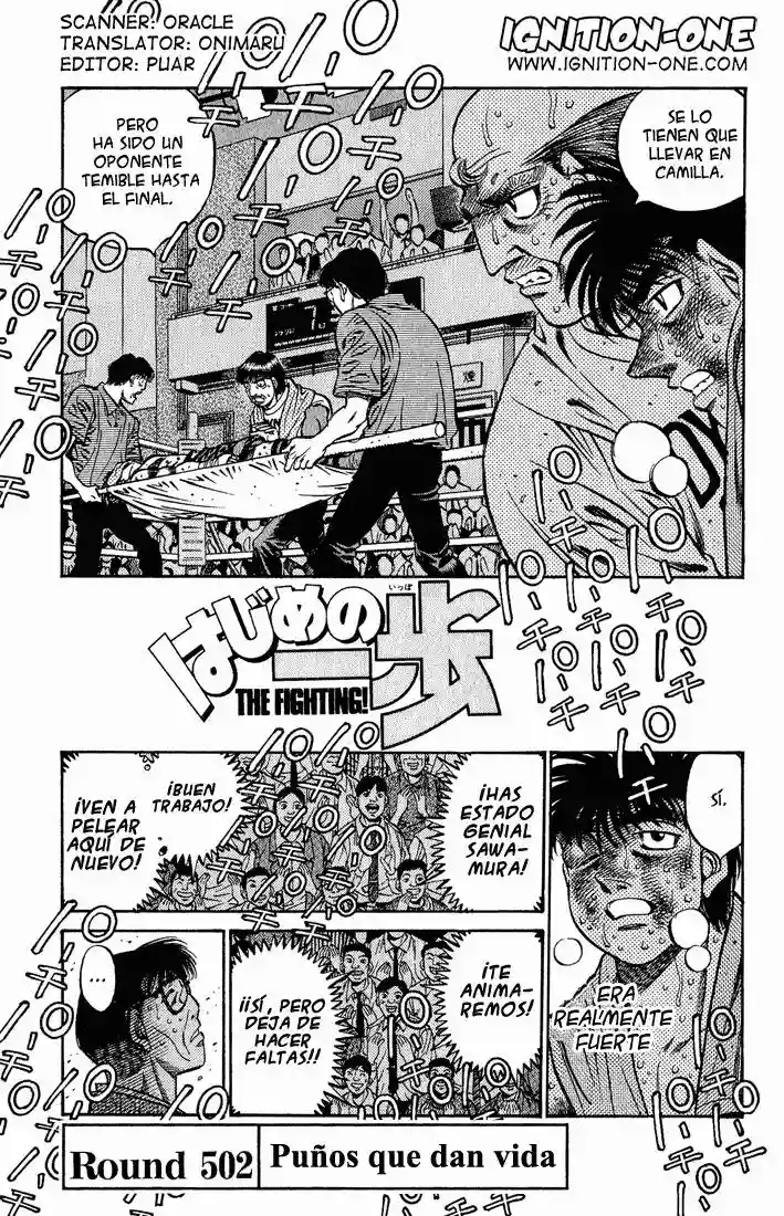 Hajime no Ippo Capítulo 502 - Page 1